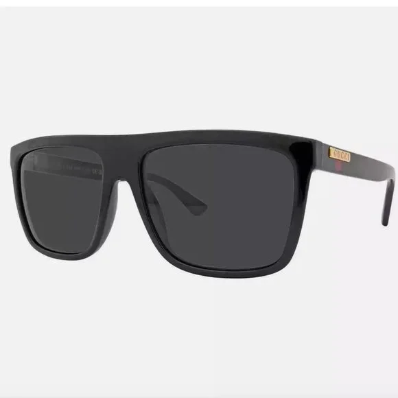 Gucci Mens Stamp Grey Sunglasses - Picture 3 of 4